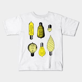 vintage light bulb Kids T-Shirt